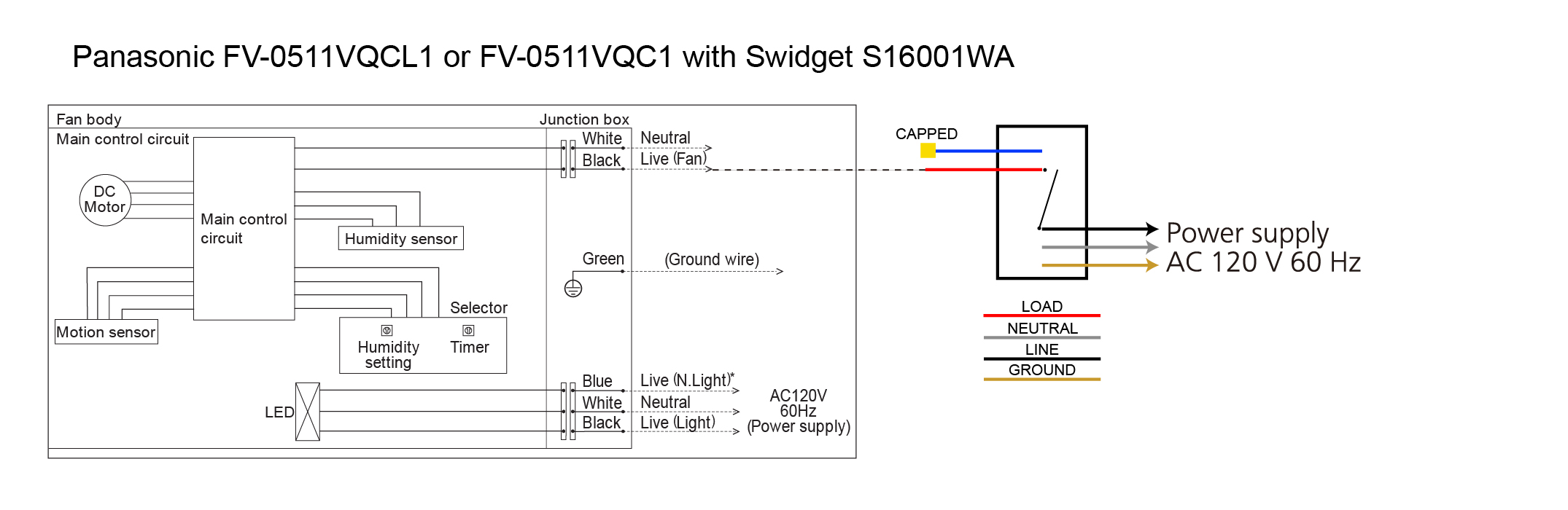 Panasonic FV-0511VQCL1 or FV-0511VQC1 with Swidget S16001WA.jpg