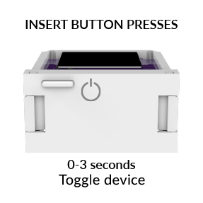 Insert button presses animation
