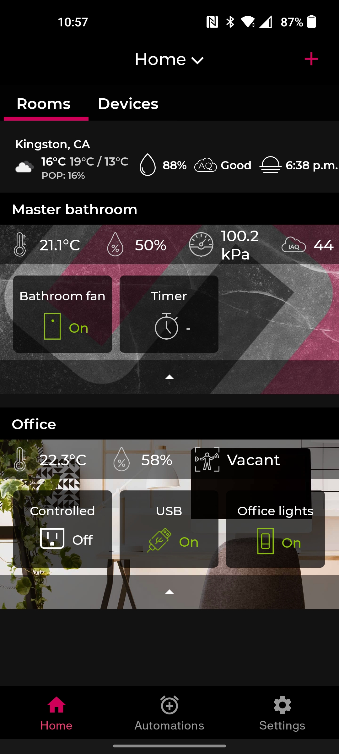 Home Screen