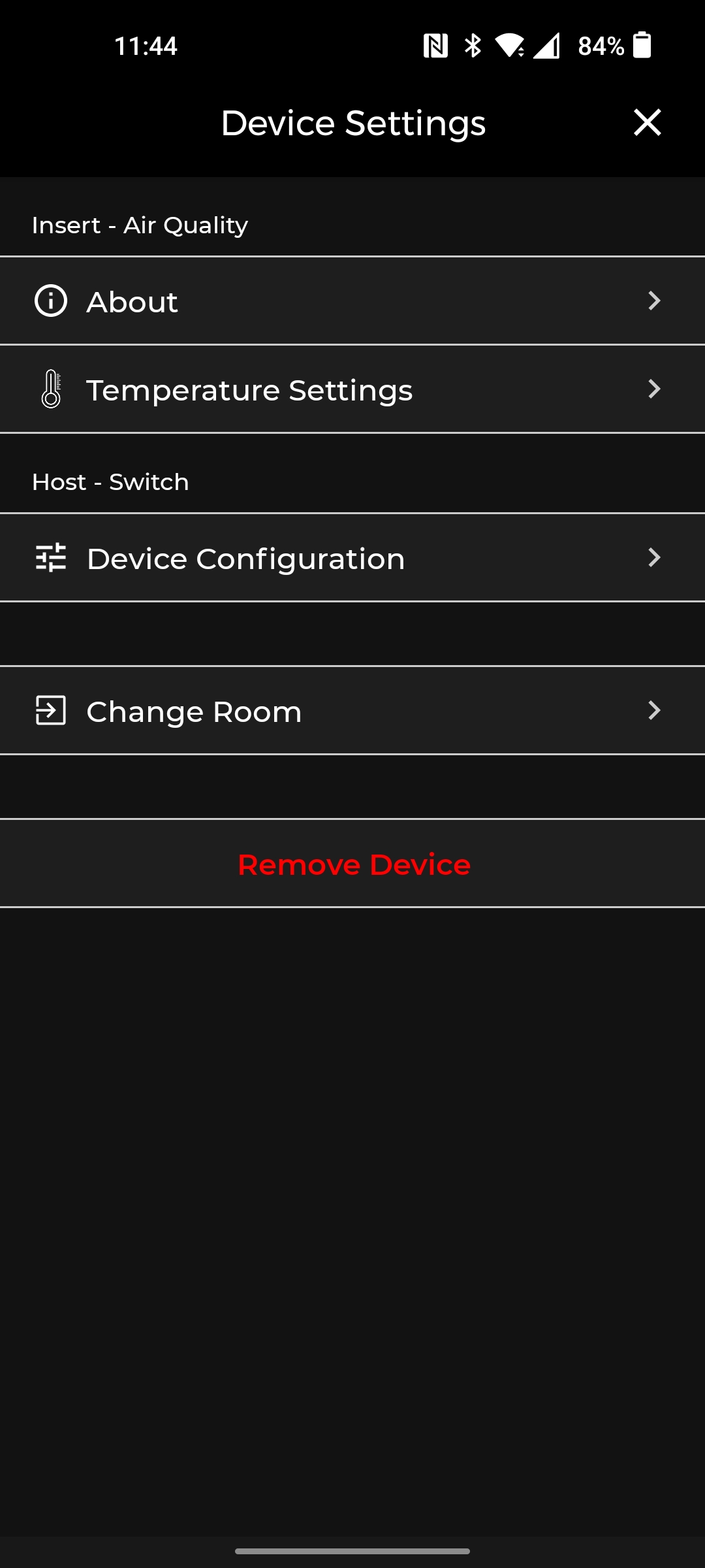 Device Settings